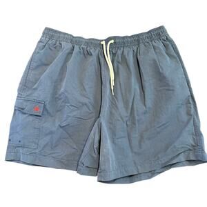 Brooks Brothers Men’s navy blue swim trunks , cargo pocket, XL